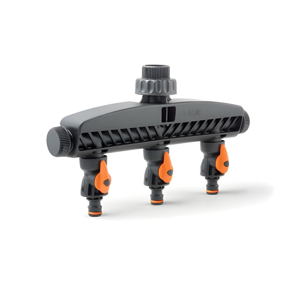 DISTRIBUTORE MULTIUSCITA 3/4" CON INNESTI RAPIDI