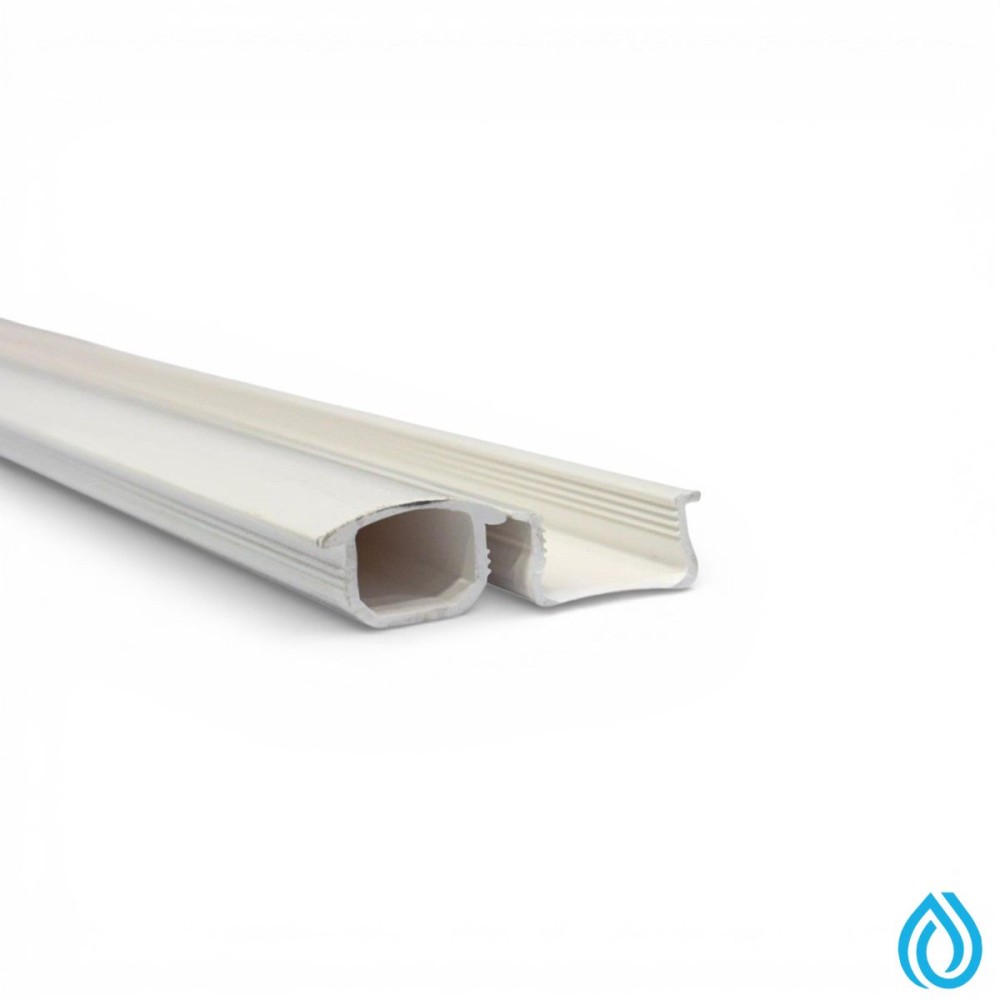 PROFILO IN PVC BOMBATO FN21 PER ALLUMINIO
