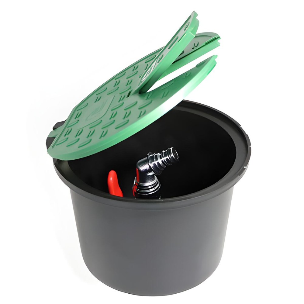 POZZETTO ROTONDO CON DOPPIA APERTURA VALVOLA SFERA