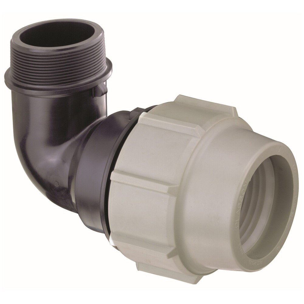 CURVA A 90° FILETTATA MASCHIO