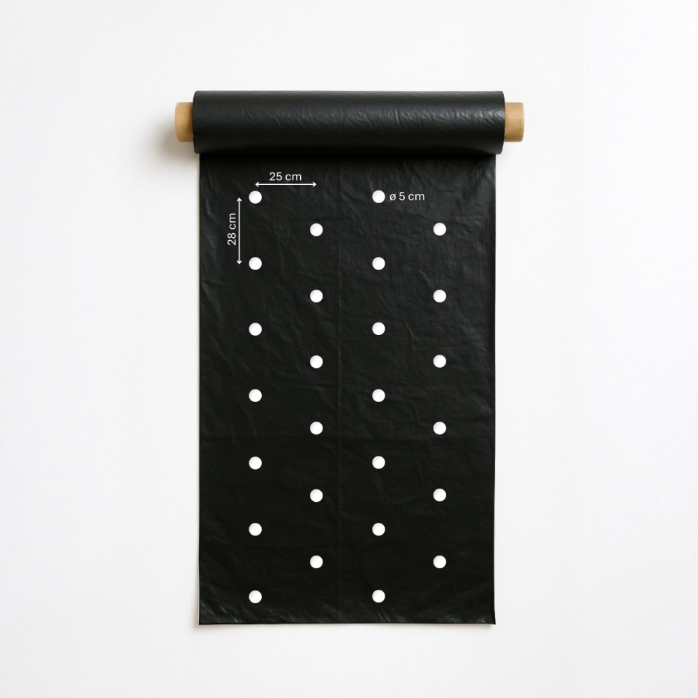 MINIROTOLO DA PACCIAMATURA PX NERO 100 m