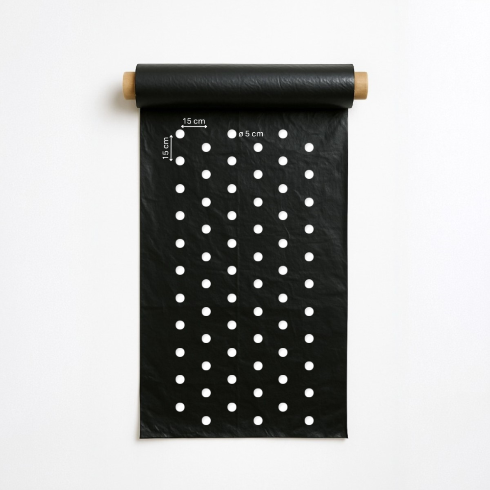 MINIROTOLO DA PACCIAMATURA PX NERO 100 m