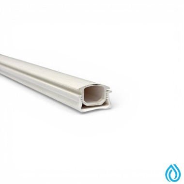 PROFILO IN PVC BOMBATO FN21 PER ALLUMINIO