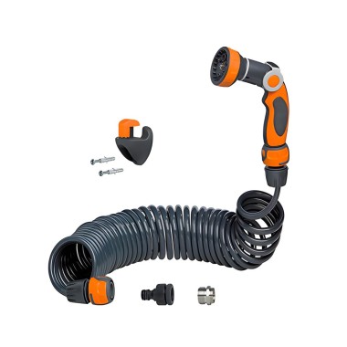 KIT TUBO A SPIRALE CON LANCIA E ACCESSORI