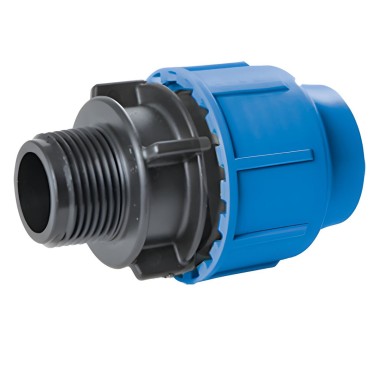 RACCORDO MASCHIO BLU