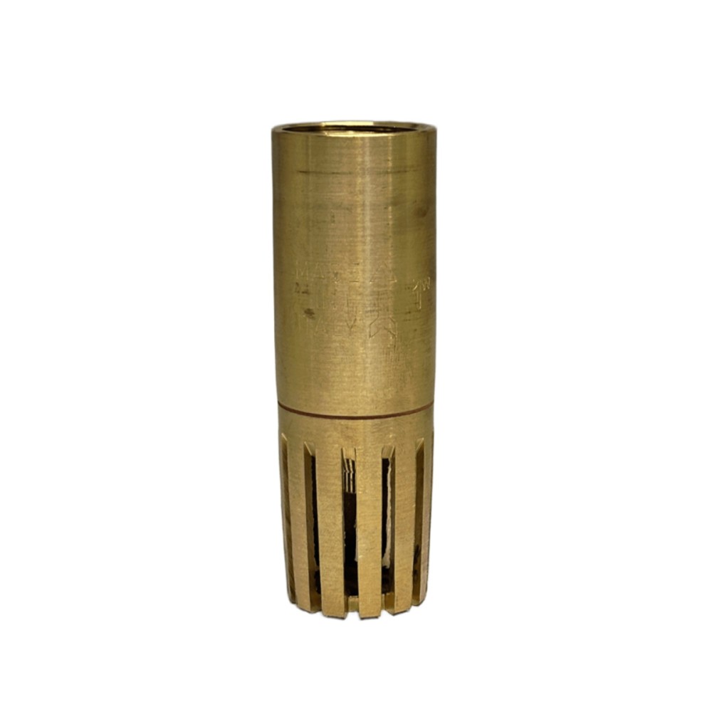 VALVOLA DI FONDO TUBOLARE OTTONE