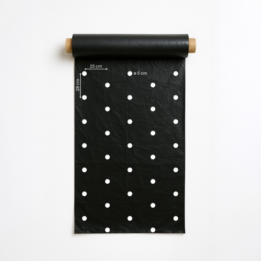 MINIROTOLO DA PACCIAMATURA PX NERO 100 m