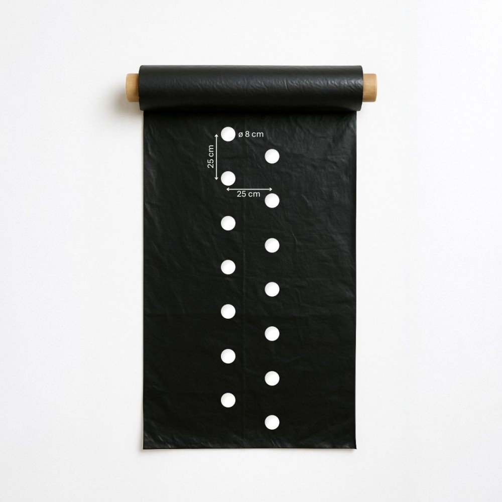 MINIROTOLO DA PACCIAMATURA PX NERO 100 m