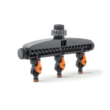DISTRIBUTORE MULTIUSCITA 3/4" CON INNESTI RAPIDI